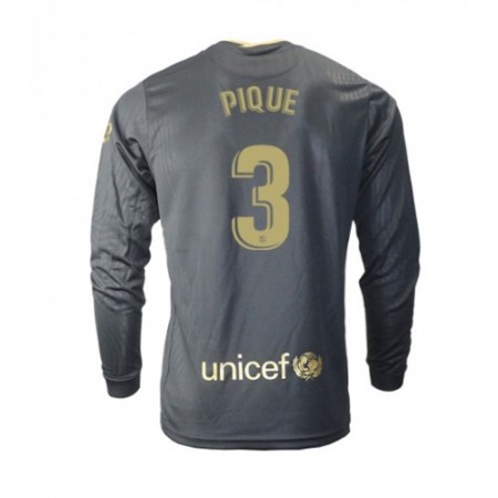 Billiga Fotbollströjor FC Barcelona Gerard Pique 3 Borta tröja 2020/21 Långärmad